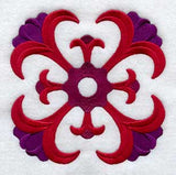 Tulips Quilt Block - Lg