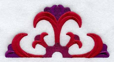 Tulips Quilt Block - Half - Lg