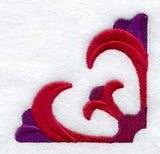 Tulips Quilt Block - Quarter - Lg