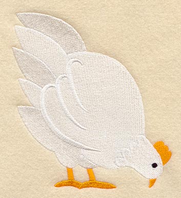 Hen Quilt Block - Lg