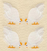 Hen Quilt Block - 4 Block - Lg