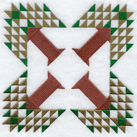 Tree of Life Quilt Block - 4 Block - Lg