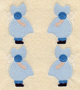 Sunbonnet Sue Quilt Block - 4 Block - Lg