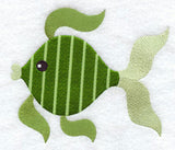 Goldfish Quilt Block - Lg (Mirror)