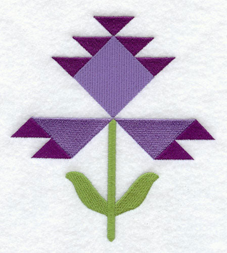 Lilies of the Field Quilt Block - Lg