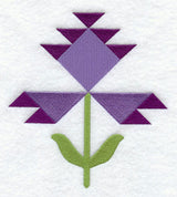 Lilies of the Field Quilt Block - Lg