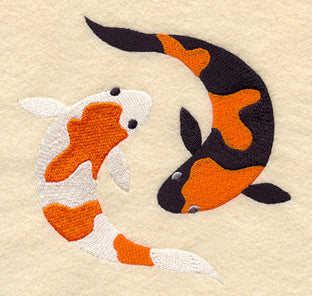 Koi Fish Quilt Block - Lg