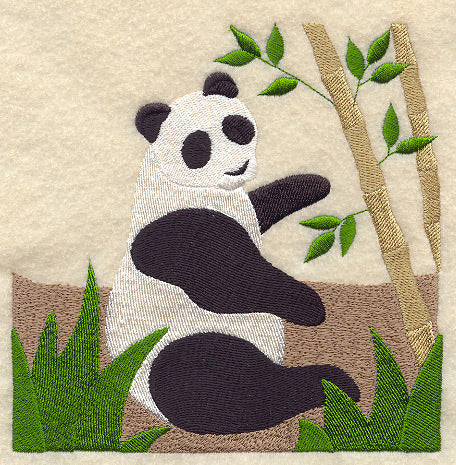 Panda Quilt Block - Lg