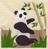 Panda Quilt Block - Lg