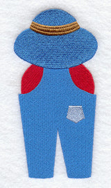 Suspender Sam Quilt Block - Lg