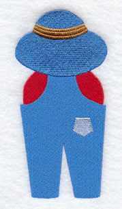 Suspender Sam Quilt Block - Lg