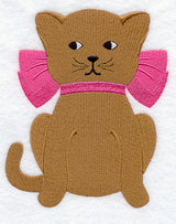 Calico Cat Quilt Block - Lg