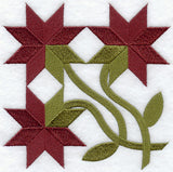 Peony Quilt Block - Lg