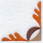 Oak Leaf Quilt Block - Quarter Lg