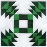 Trees in the Park Quilt Block - Lg