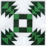 Trees in the Park Quilt Block - Lg