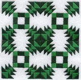 Trees in the Park Quilt Block - 4 Block Lg