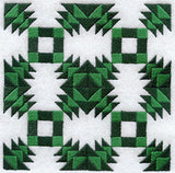 Trees in the Park Quilt Block - 4 Block Lg