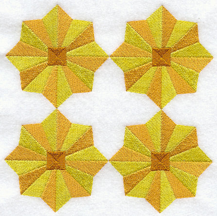 Sunbeam Quilt Block - 4 Block Lg