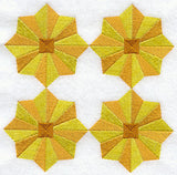 Sunbeam Quilt Block - 4 Block Lg