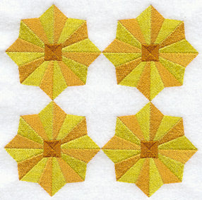 Sunbeam Quilt Block - 4 Block Lg