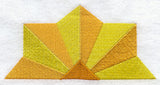 Sunbeam Quilt Block - Half Lg