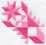 Haley's Comet Quilt Block - Quarter Lg