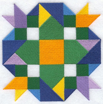 Spring Burst Quilt Block - Lg