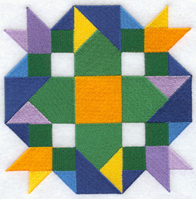 Spring Burst Quilt Block - Lg