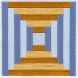 Log Cabin 1 Quilt Block - Lg