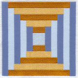 Log Cabin 1 Quilt Block - Lg