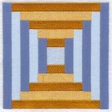 Log Cabin 1 Quilt Block - Lg