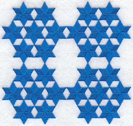 Seven Sisters Quilt Block - 4 Block Lg