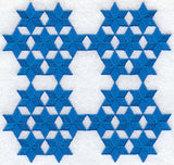 Seven Sisters Quilt Block - 4 Block Lg