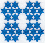 Seven Sisters Quilt Block - 4 Block Lg