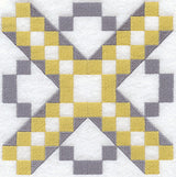 Jacob's Ladder Quilt Block - 4 Block Lg