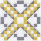 Jacob's Ladder Quilt Block - 4 Block Lg