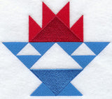 Amish Medallion Quilt Block - Lg