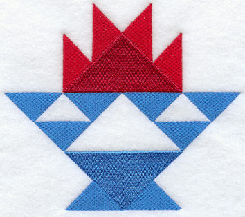 Amish Medallion Quilt Block - Lg