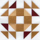 Crown of Thorns Quilt Block - Lg