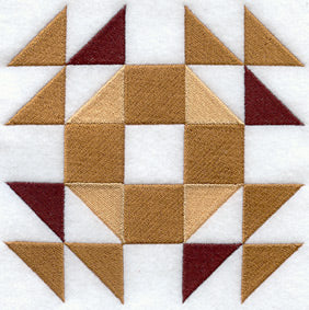 Crown of Thorns Quilt Block - Lg