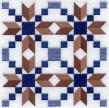 Stepping Stones Quilt Block - 4 Block Lg