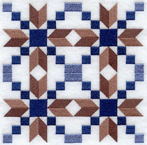 Stepping Stones Quilt Block - 4 Block Lg