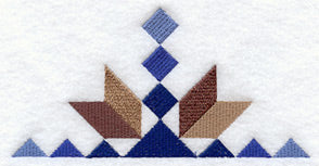 Stepping Stones Quilt Block - Half Lg