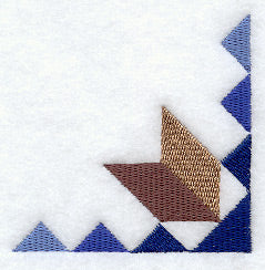 Stepping Stones Quilt Block - Quarter Lg