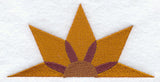 Kansas Sunflower Quilt Block - Half Lg