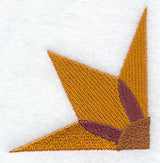 Kansas Sunflower Quilt Block - Quarter Lg