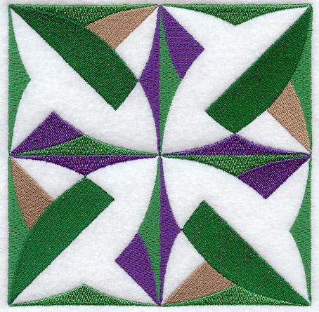 Bay Leaf Quilt Block - Lg