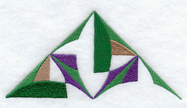 Bay Leaf Quilt Block - Half Lg