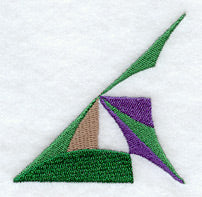 Bay Leaf Quilt Block - Quarter Lg